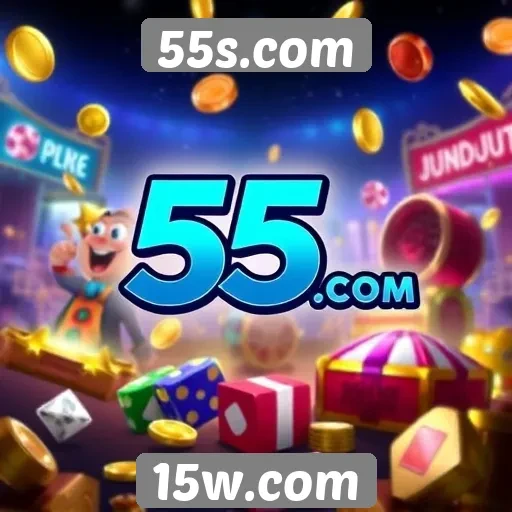 Variedade de jogos disponíveis em 55s.com